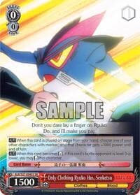 Only Clothing Ryuko Has, Senketsu (SR) - KILL la KILL - Weiss Schwarz card