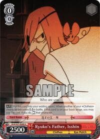 Ryuko's Father, Isshin - KILL la KILL - Weiss Schwarz card