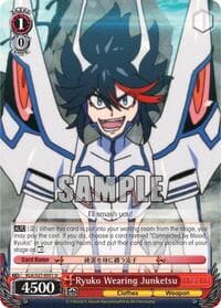 Ryuko Wearing Junketsu - KILL la KILL - Weiss Schwarz card