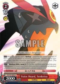 Voice Heard, Senketsu - KILL la KILL - Weiss Schwarz card