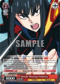 Satsuki Wearing Senketsu - KILL la KILL - Weiss Schwarz card