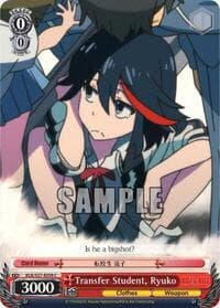 Transfer Student, Ryuko - KILL la KILL - Weiss Schwarz card