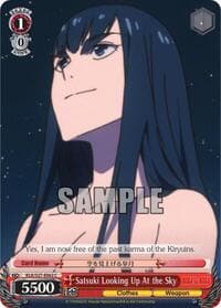 Satsuki Looking Up At the Sky - KILL la KILL - Weiss Schwarz card