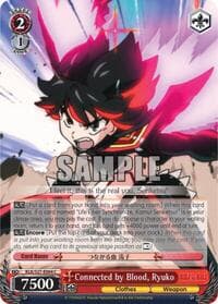 Connected by Blood, Ryuko - KILL la KILL - Weiss Schwarz card