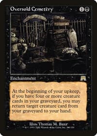 Oversold Cemetery - Onslaught - Magic: The Gathering card