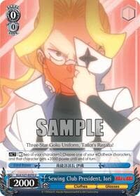 Sewing Club President, Iori - KILL la KILL - Weiss Schwarz card
