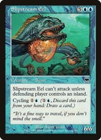 Slipstream Eel - Onslaught - Magic: The Gathering card
