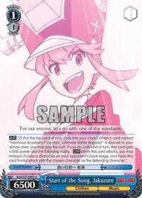 Start of the Song, Jakuzure - KILL la KILL - Weiss Schwarz card