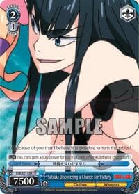Satsuki Discovering a Chance for Victory - KILL la KILL - Weiss Schwarz card