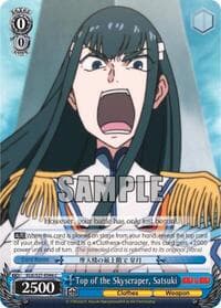 Top of the Skyscraper, Satsuki - KILL la KILL - Weiss Schwarz card
