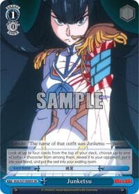 Junketsu (SR) - KILL la KILL - Weiss Schwarz card