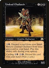 Undead Gladiator - Onslaught - Magic: The Gathering card