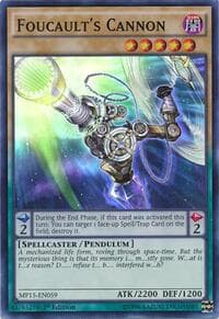 Foucault's Cannon - 2015 Mega-Tins Mega Pack - YuGiOh card