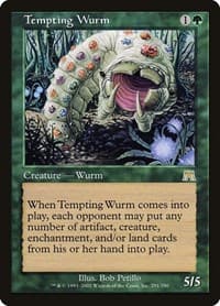 Tempting Wurm - Onslaught - Magic: The Gathering card