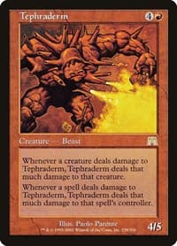 Tephraderm - Onslaught - Magic: The Gathering card