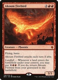 Akoum Firebird - Battle for Zendikar - Magic: The Gathering card