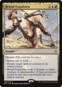 Brutal Expulsion - Battle for Zendikar - Magic: The Gathering card