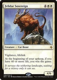 Felidar Sovereign - Battle for Zendikar - Magic: The Gathering card