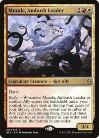 Munda, Ambush Leader - Battle for Zendikar - Magic: The Gathering card