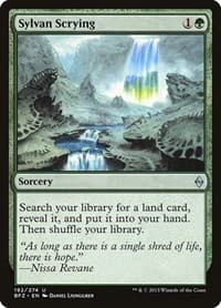Sylvan Scrying - Battle for Zendikar - Magic: The Gathering card