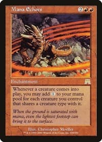 Mana Echoes - Onslaught - Magic: The Gathering card