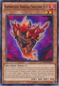 Superheavy Samurai Soulfire Suit - 2015 Mega-Tins Mega Pack - YuGiOh card