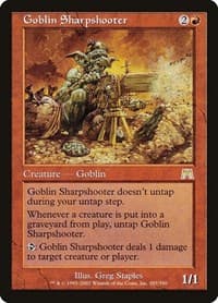 Goblin Sharpshooter - Onslaught - Magic: The Gathering card