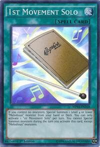 1st Movement Solo - 2015 Mega-Tins Mega Pack - YuGiOh card
