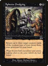 Aphetto Dredging - Onslaught - Magic: The Gathering card