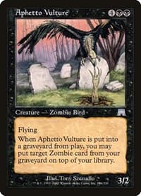 Aphetto Vulture - Onslaught - Magic: The Gathering card