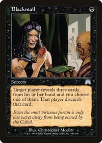 Blackmail - Onslaught - Magic: The Gathering card