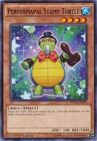 Performapal Stamp Turtle - 2015 Mega-Tins Mega Pack - YuGiOh card