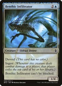 Benthic Infiltrator - Battle for Zendikar - Magic: The Gathering card