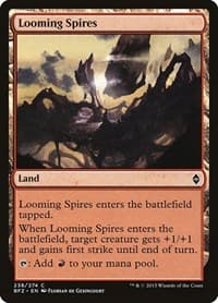 Looming Spires - Battle for Zendikar - Magic: The Gathering card