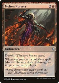 Molten Nursery - Battle for Zendikar - Magic: The Gathering card