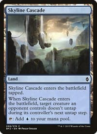 Skyline Cascade - Battle for Zendikar - Magic: The Gathering card