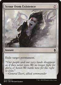 Scour from Existence - Battle for Zendikar - Magic: The Gathering card