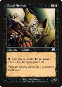 Cabal Archon - Onslaught - Magic: The Gathering card