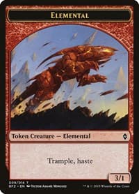 Elemental Token (009) - Battle for Zendikar - Magic: The Gathering card
