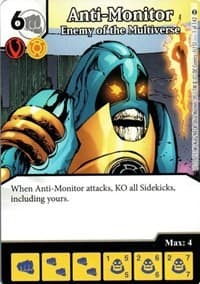 Anti-Monitor - Enemy of the Multiverse - War of Light - Dice Masters card
