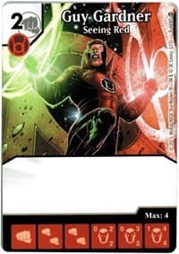 Guy Gardner - Seeing Red - War of Light - Dice Masters card