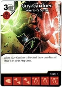 Guy Gardner - Warrior's Spirit - War of Light - Dice Masters card