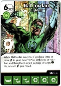 Hal Jordan - Highball - War of Light - Dice Masters card
