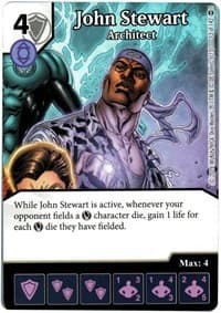 John Stewart - Architect - War of Light - Dice Masters card