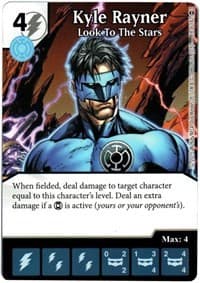 Kyle Rayner - Look To The Stars - War of Light - Dice Masters card