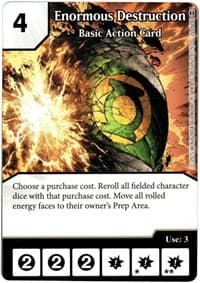 Enormous Destruction - War of Light - Dice Masters card
