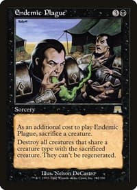 Endemic Plague - Onslaught - Magic: The Gathering card