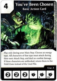 You've Been Chosen - War of Light - Dice Masters card