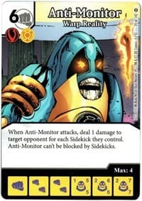 Anti-Monitor - Warp Reality - War of Light - Dice Masters card