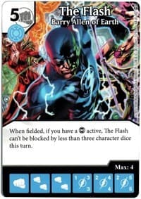 The Flash - Barry Allen of Earth - War of Light - Dice Masters card
